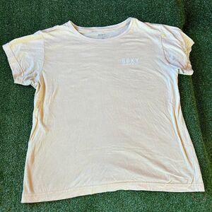 Roxy Women's Yellow and Pink T-shirt
